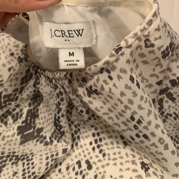 J. Crew Snake Print Sleeved Dress - Picture 2 of 5